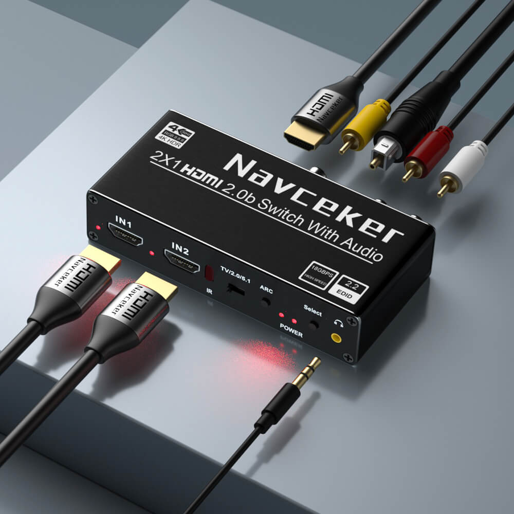 Home Cinema Hdmi - Extracteur Audio de commutation HDMI 4K,