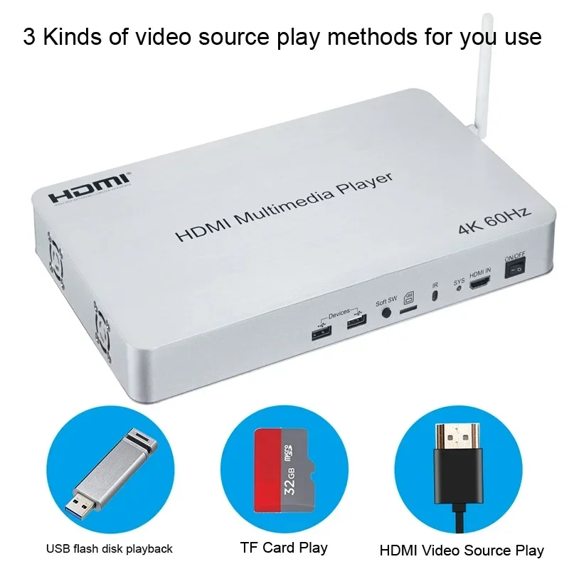 Lecteur multimédia HDMI 4K 60H - 4K Media Player avis et prix