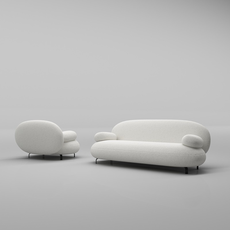 Canapés de salon doux et minim - Home Cinema Flooring avis et prix