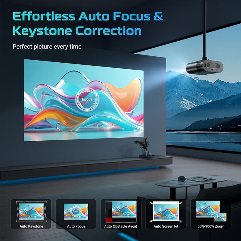 Projecteur 4K 1000 ANSI Lumens - Home Cinema Hdmi avis et prix