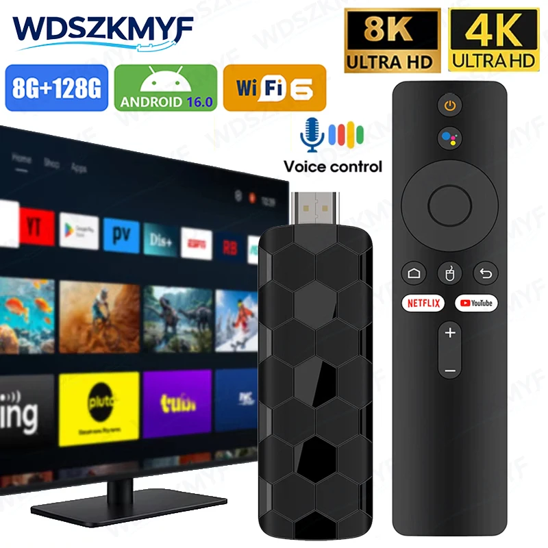 Clé TV Android 16 R3+ 4/8K UHD - Home Cinema Quad avis et prix