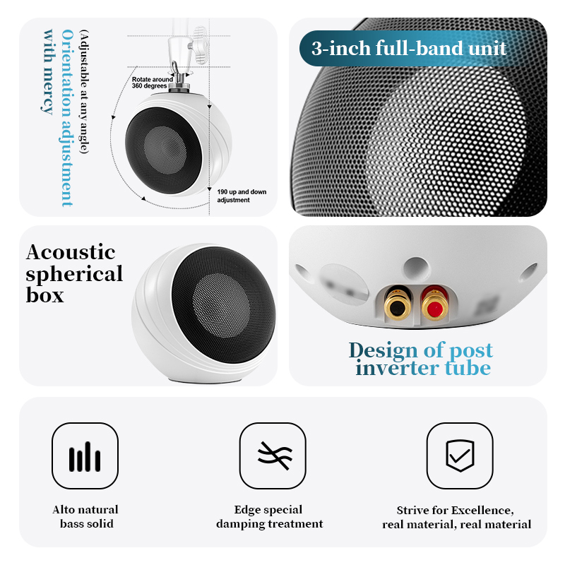 Oupushi – système audio mural  - Wall Mount Speaker avis et prix