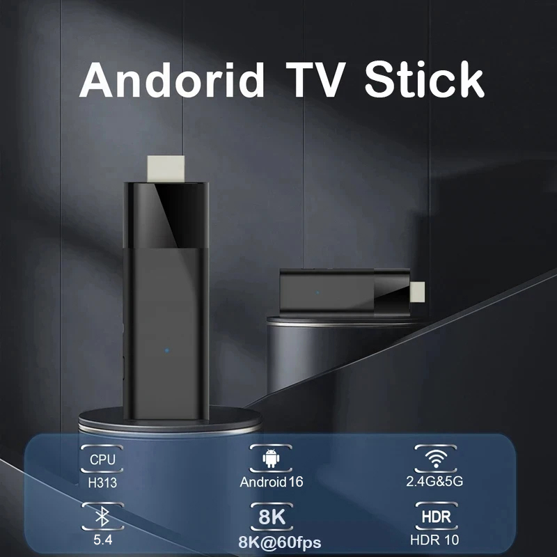 Android 16 TV Stick 4K Allwinn - 4K Media Player avis et prix