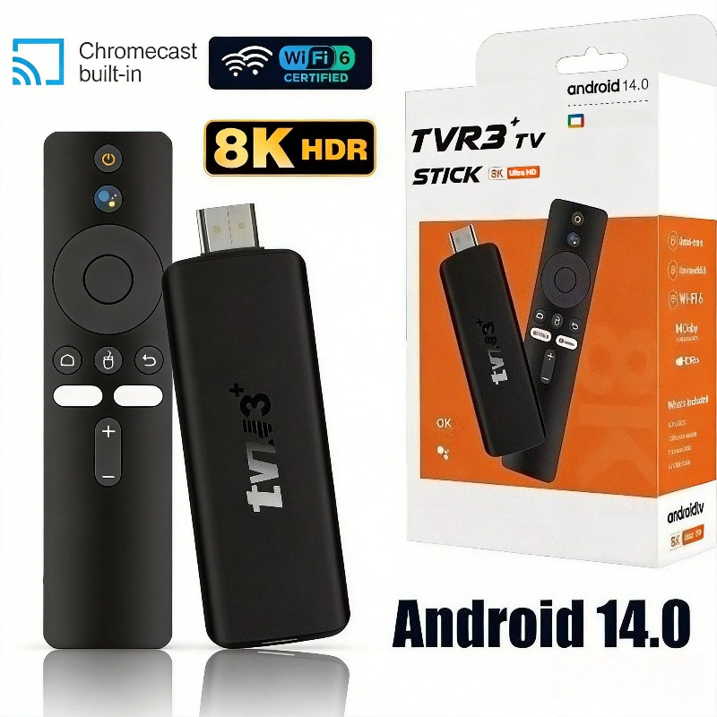 TVR3+ Android14 Smart TV Stick - 4K Media Player avis et prix