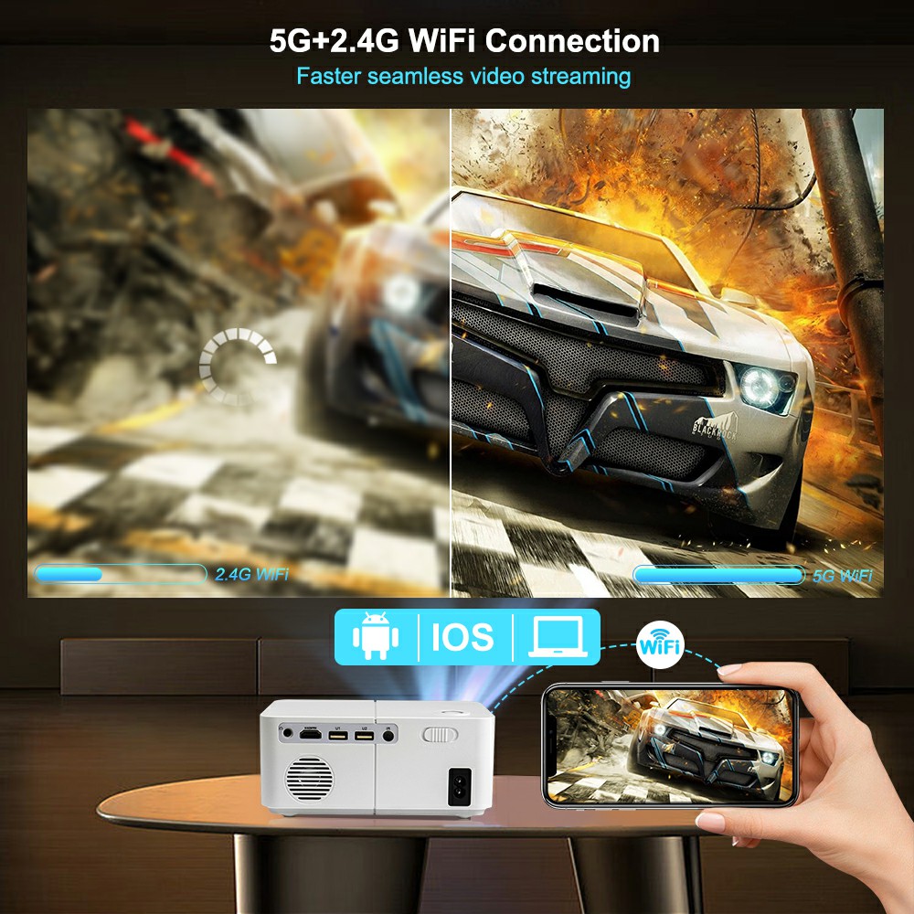 Mini projecteur vidéo portable - Home Cinema Hdmi avis et prix