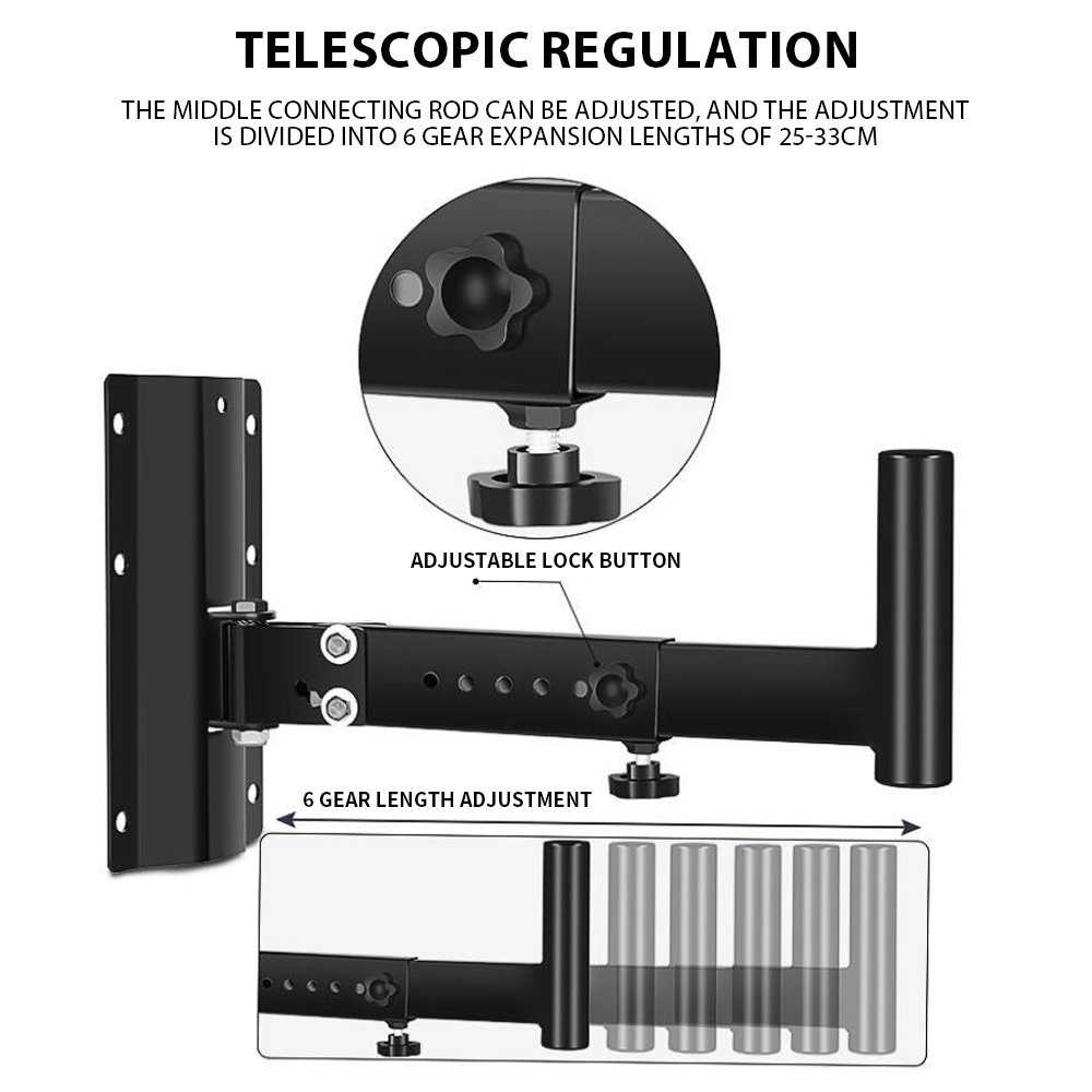 1 paire de supports muraux pou - Wall Mount Speaker avis et prix