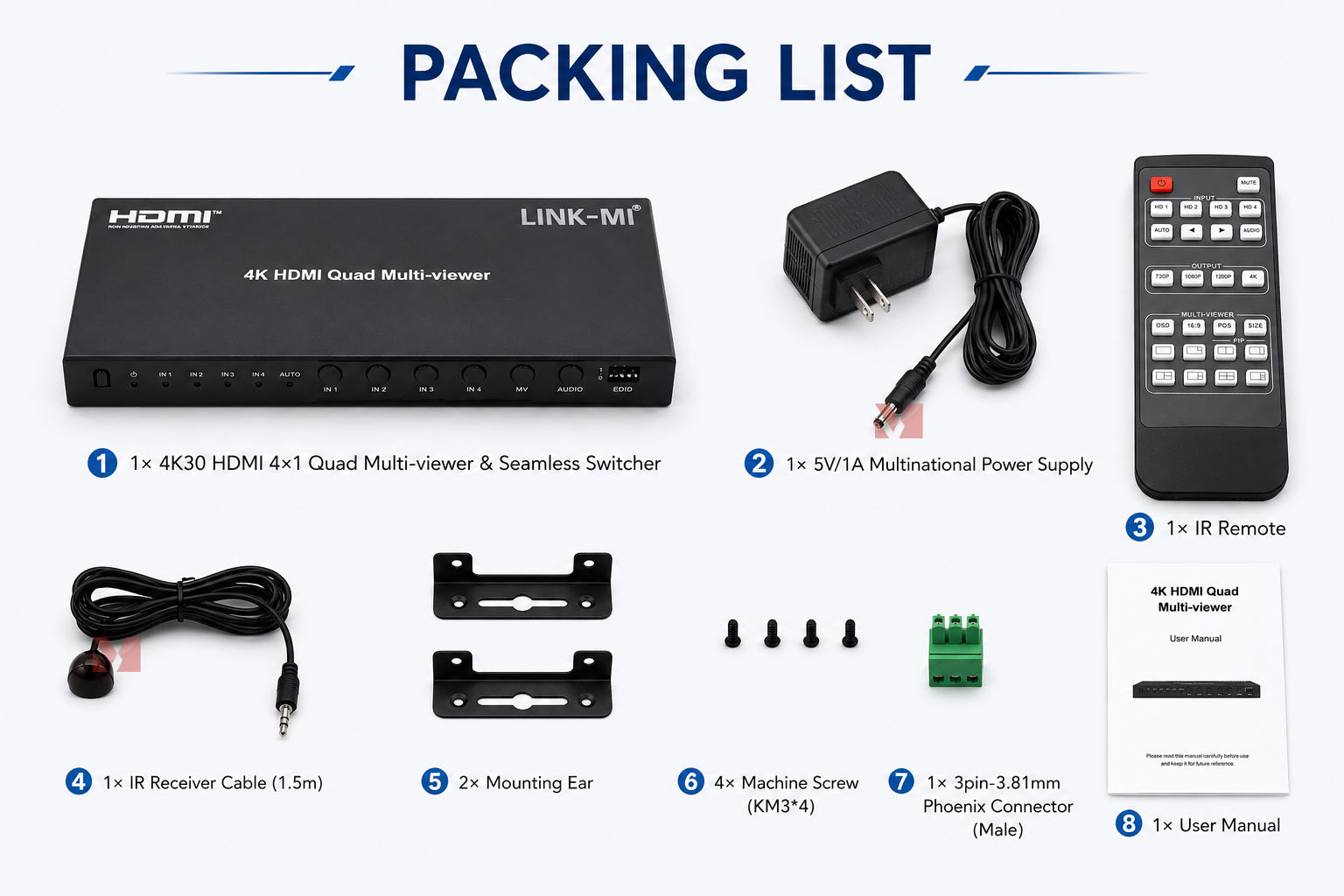 Commutateur HDMI 4x1 Quad Mult - Home Cinema Quad avis et prix