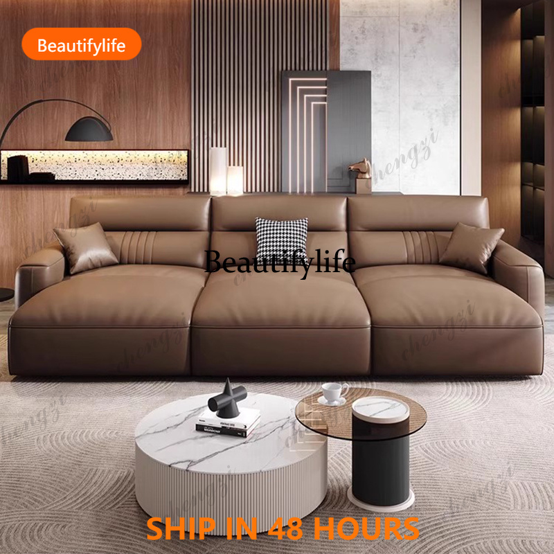 03 A68 Canapé de salon en cuir - Home Cinema Room Design avis et prix